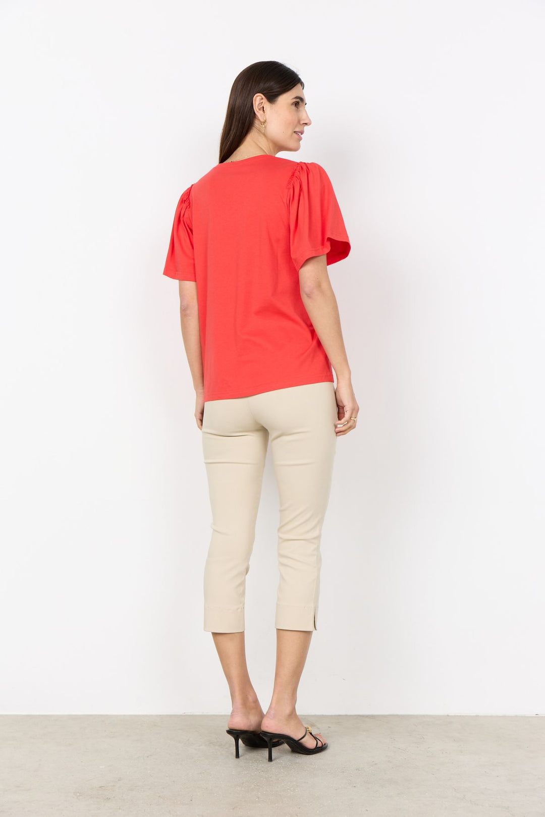 T-Shirt Damen gepuffte Ärmel