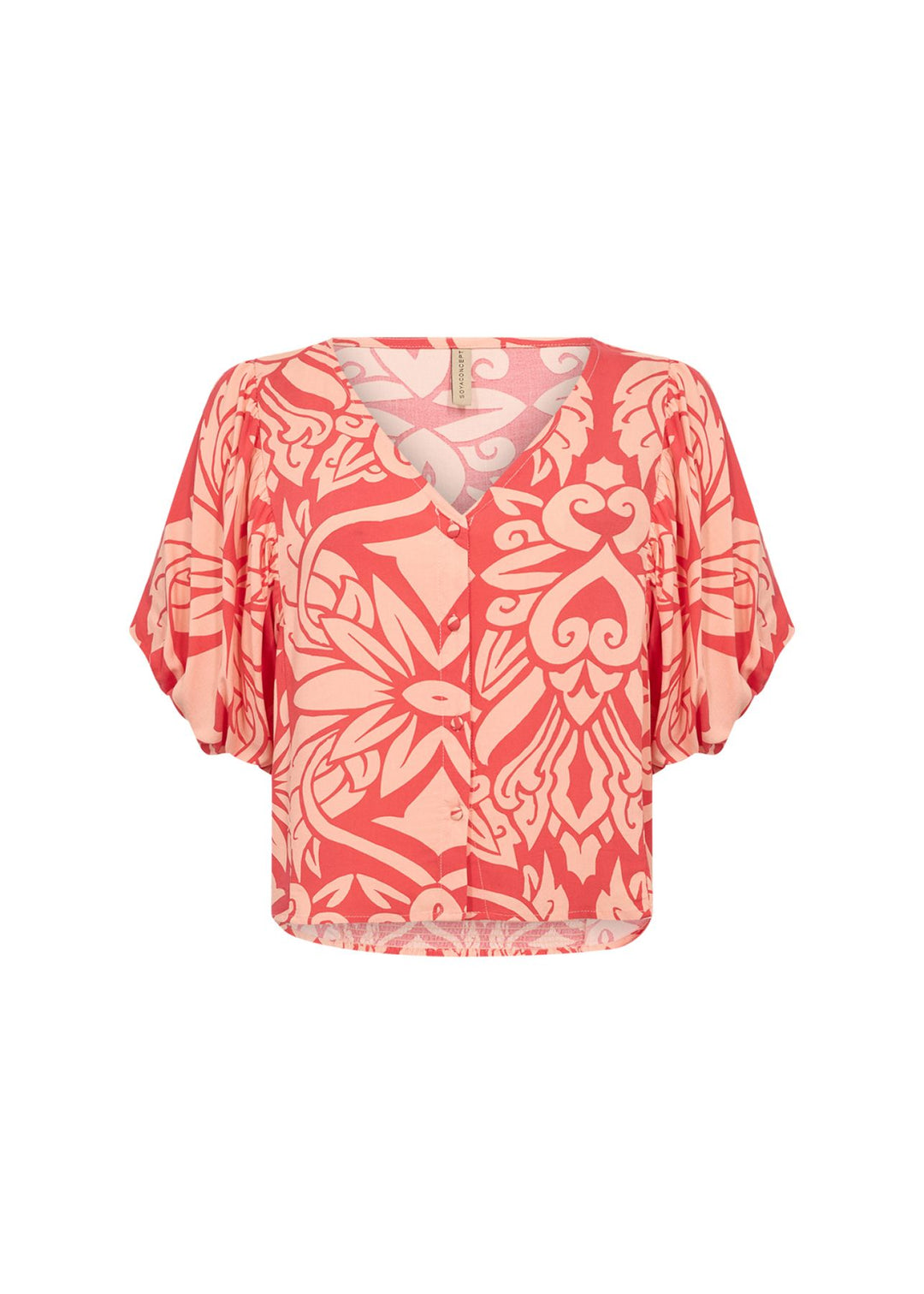 Bluse Damen Allover Druck "Hauch von Charme"