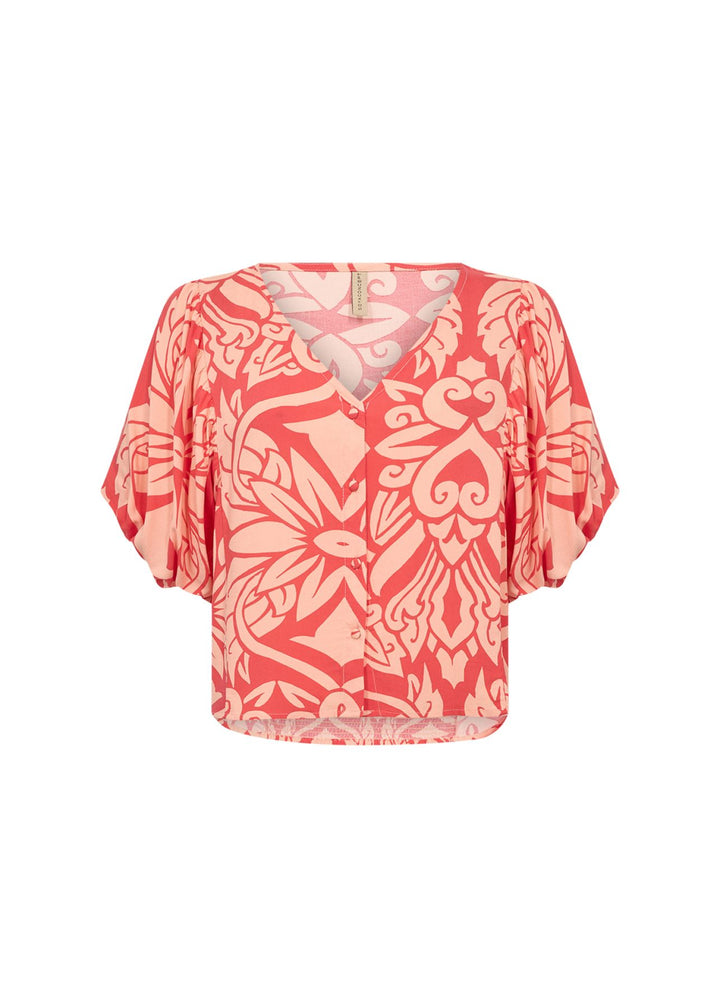 Bluse Damen Allover Druck "Hauch von Charme"