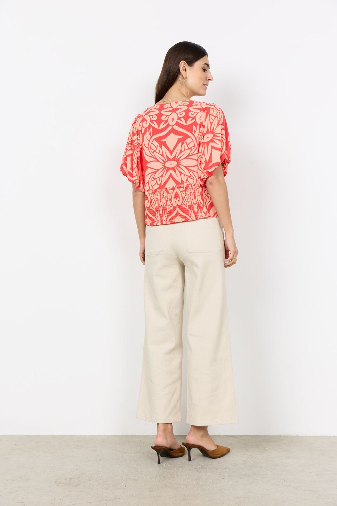 Bluse Damen Allover Druck "Hauch von Charme"