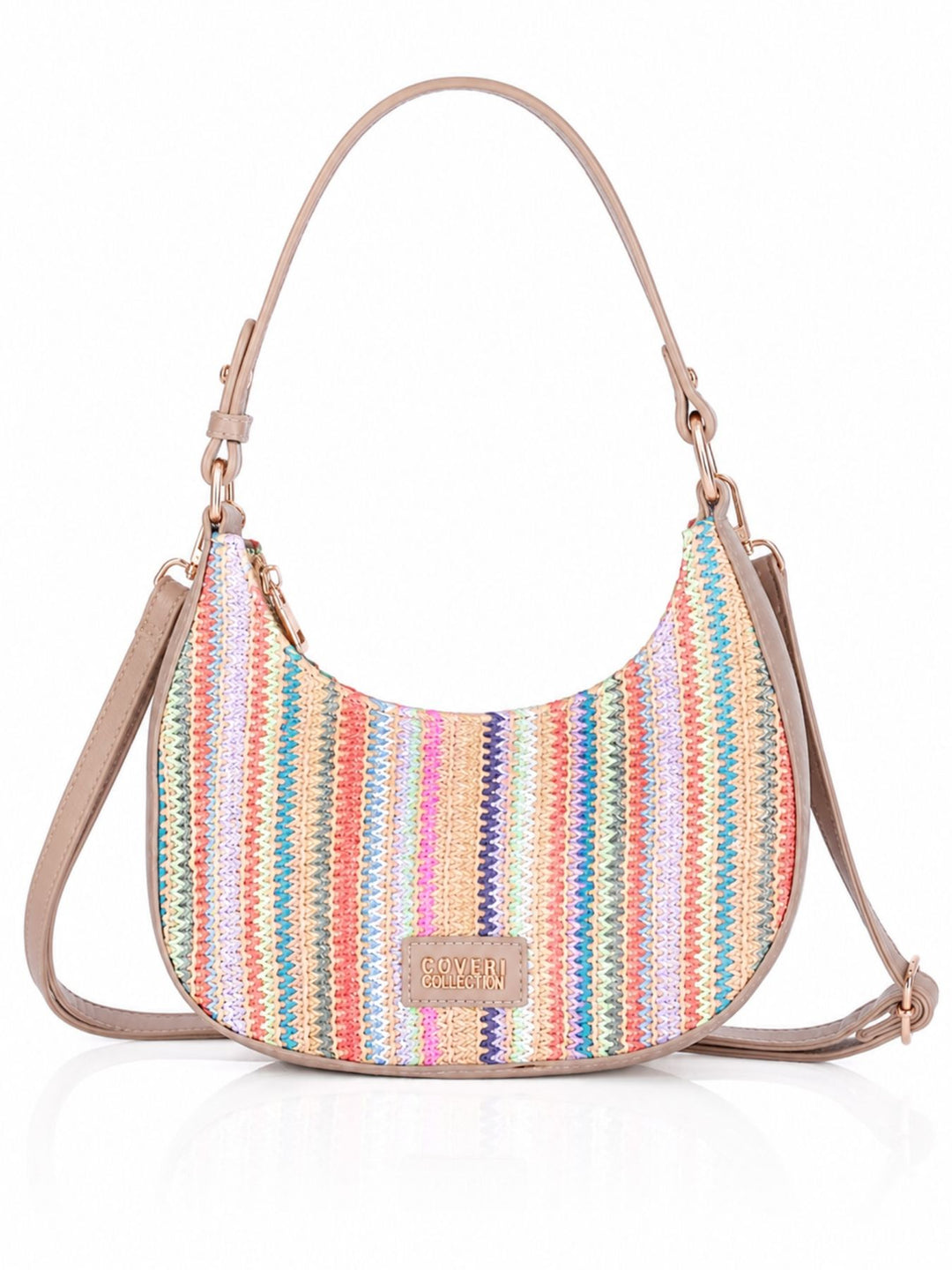 Handtasche Streifen Muster Bunt