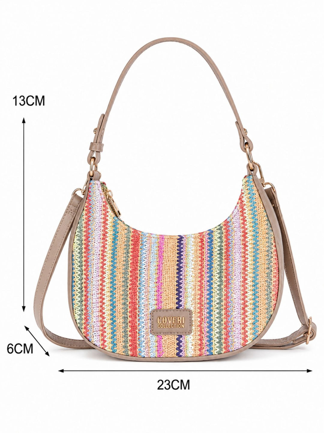 Handtasche Streifen Muster Bunt