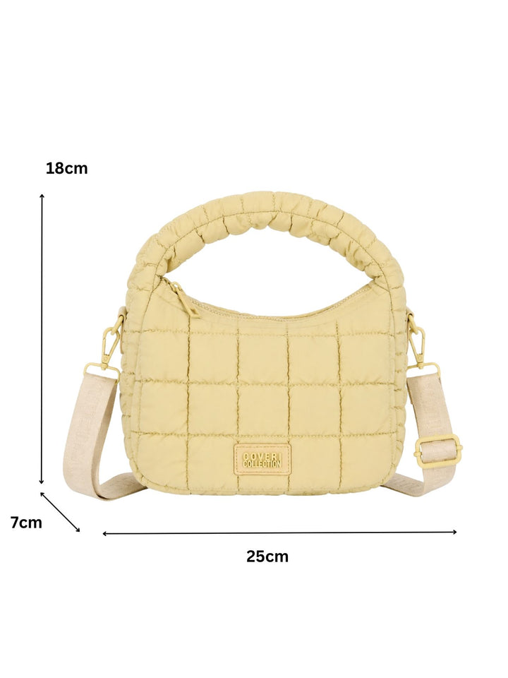 Tasche Puffer Hänkel und Riemen