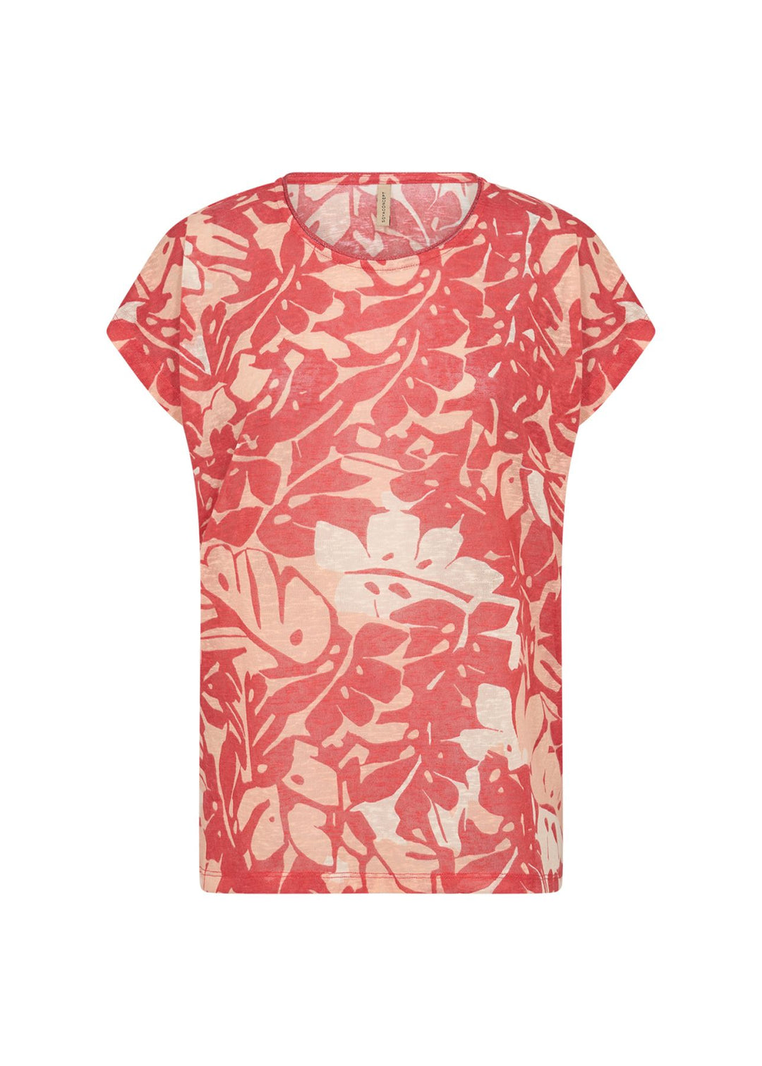 T-Shirt Damen Blattdruck