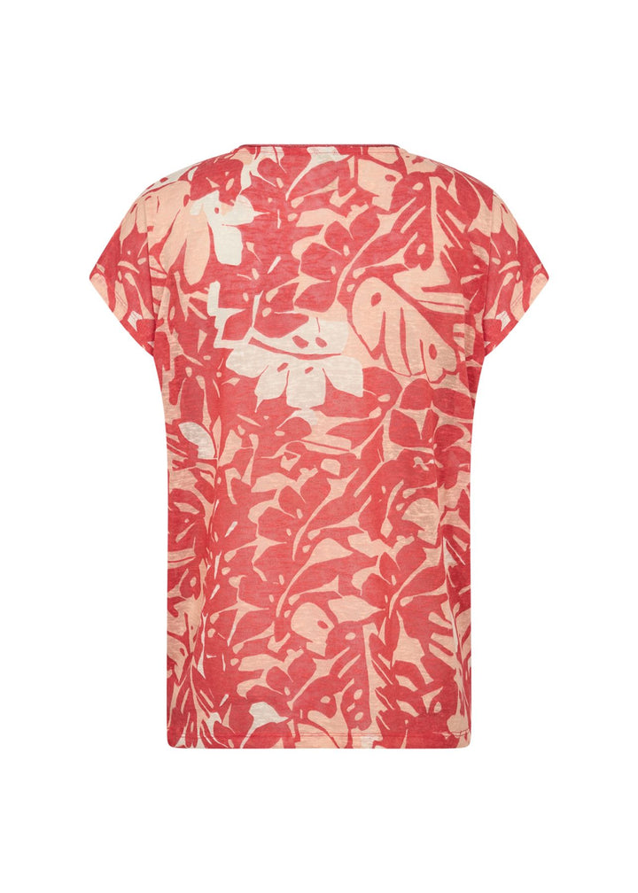 T-Shirt Damen Blattdruck