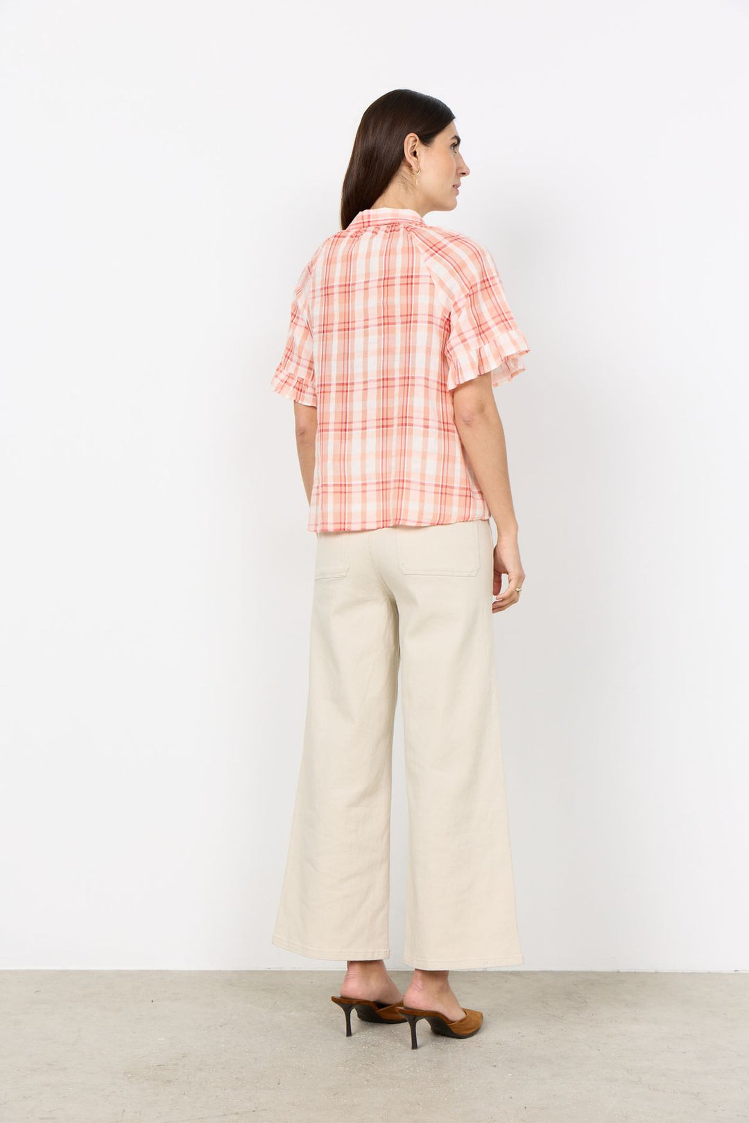 Bluse Damen klassischer Kragen Knopfleiste