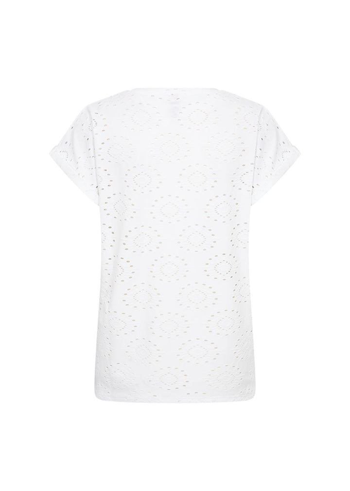 T-Shirt Damen elegantes Cut Out Muster