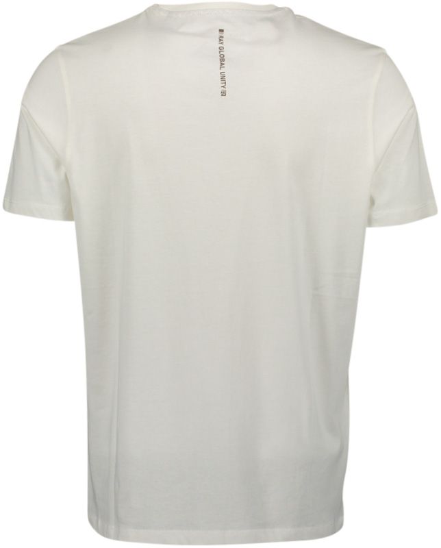 T-Shirt Herren dezenter Print Vorn und Hinten