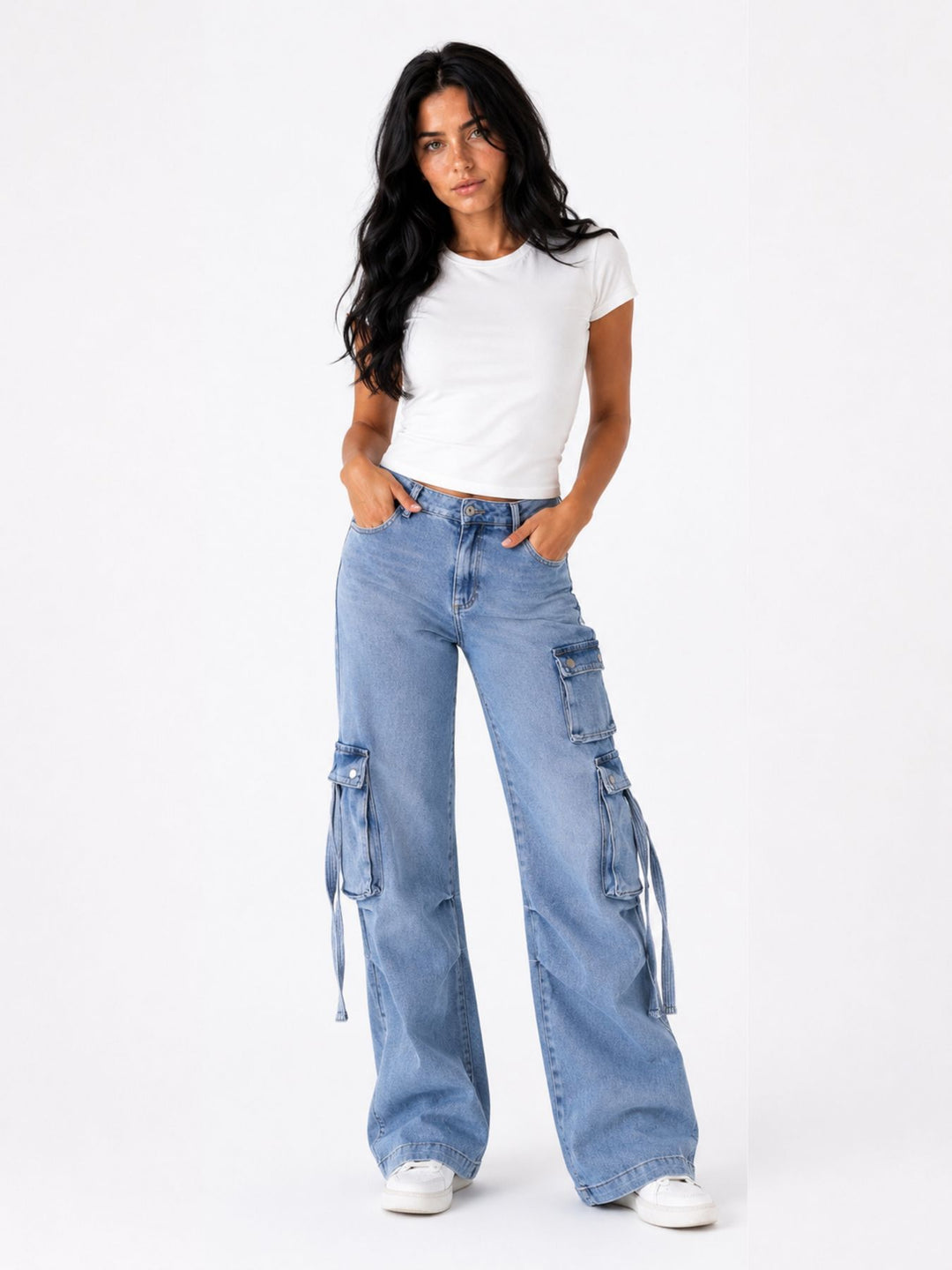 Damen Jeans Cargo