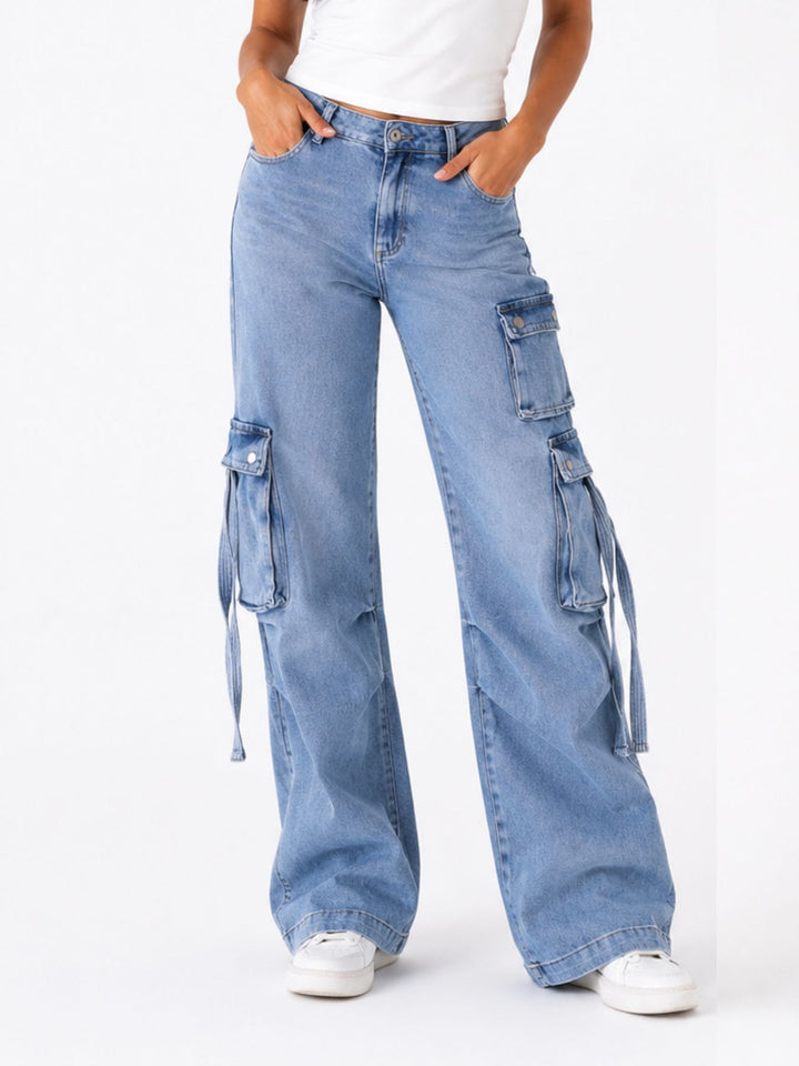 Damen Jeans Cargo