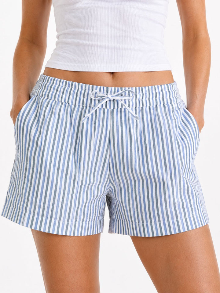 Short Damen Gestreift Bindeband