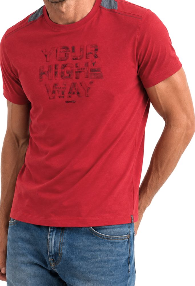 T-Shirt Herren Schulterdruck