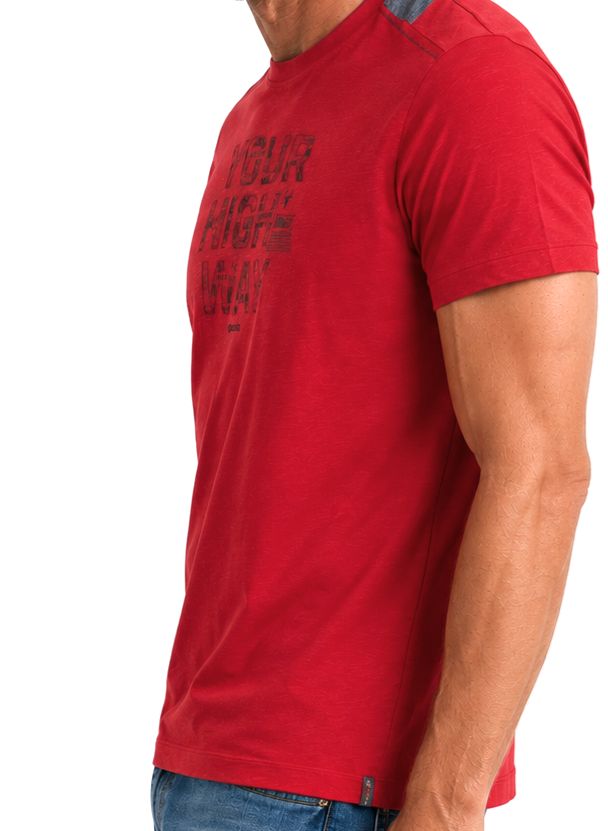 T-Shirt Herren Schulterdruck