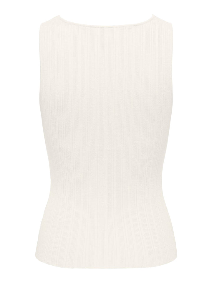 ONLBREE SL SQUARE NECK TANK TOP CC cloud dancer