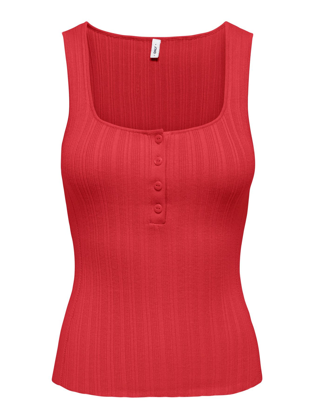 ONLBREE SL SQUARE NECK TANK TOP CC Poinsettia