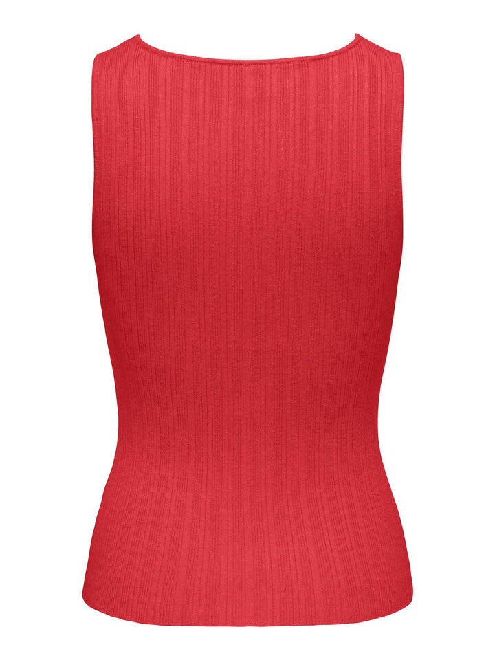 ONLBREE SL SQUARE NECK TANK TOP CC Poinsettia