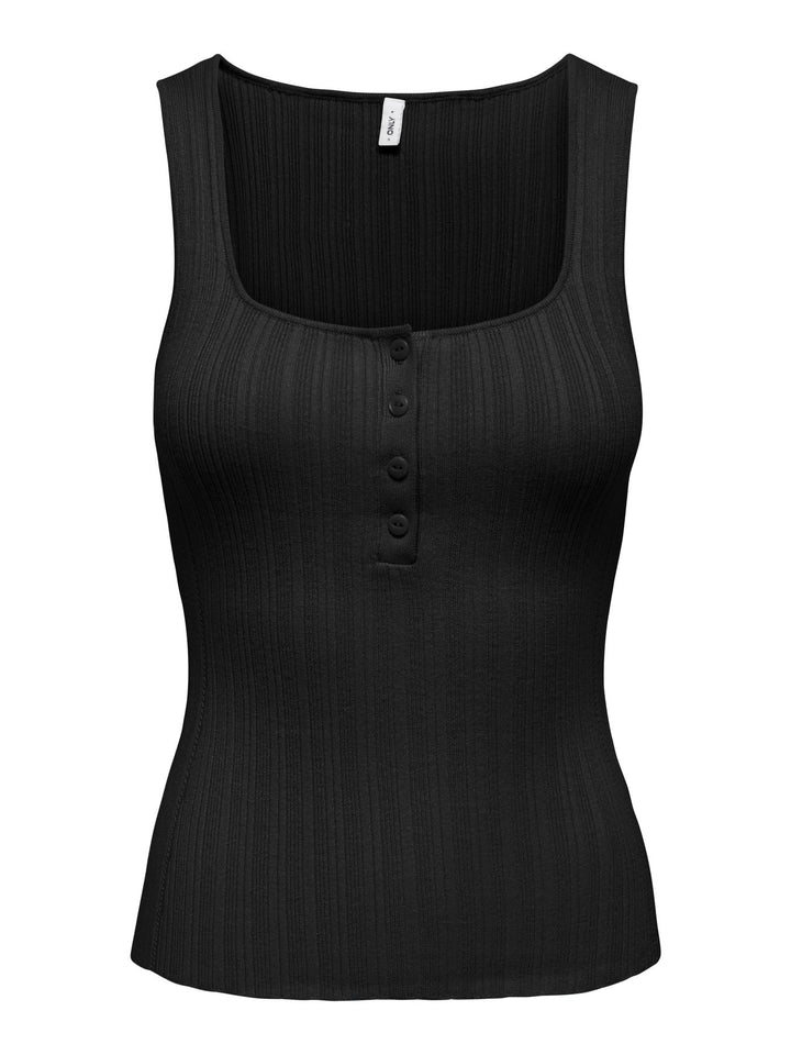 ONLBREE SL SQUARE NECK TANK TOP CC Black