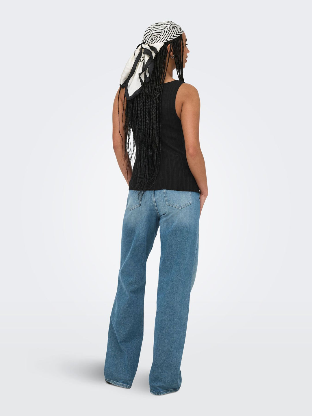 ONLBREE SL SQUARE NECK TANK TOP CC Black