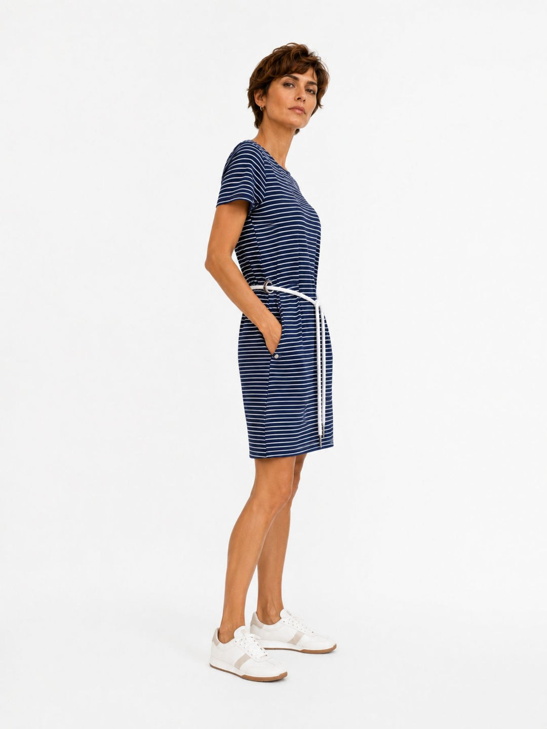 Kleid gestreift