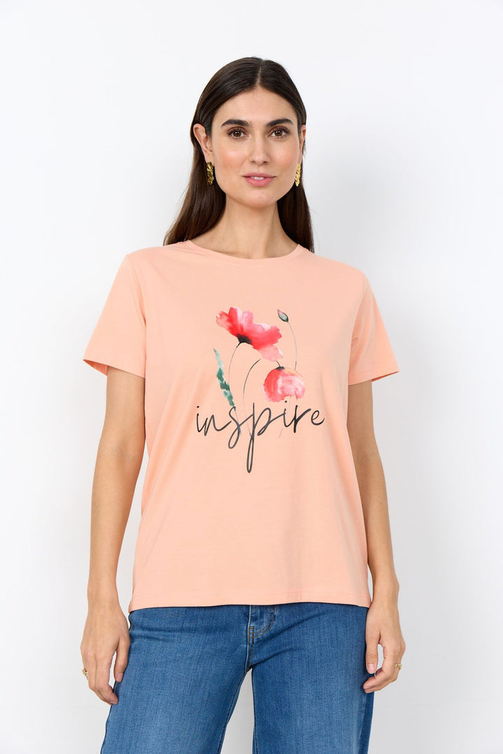T-Schirt Damen Blumenprint "inspire"