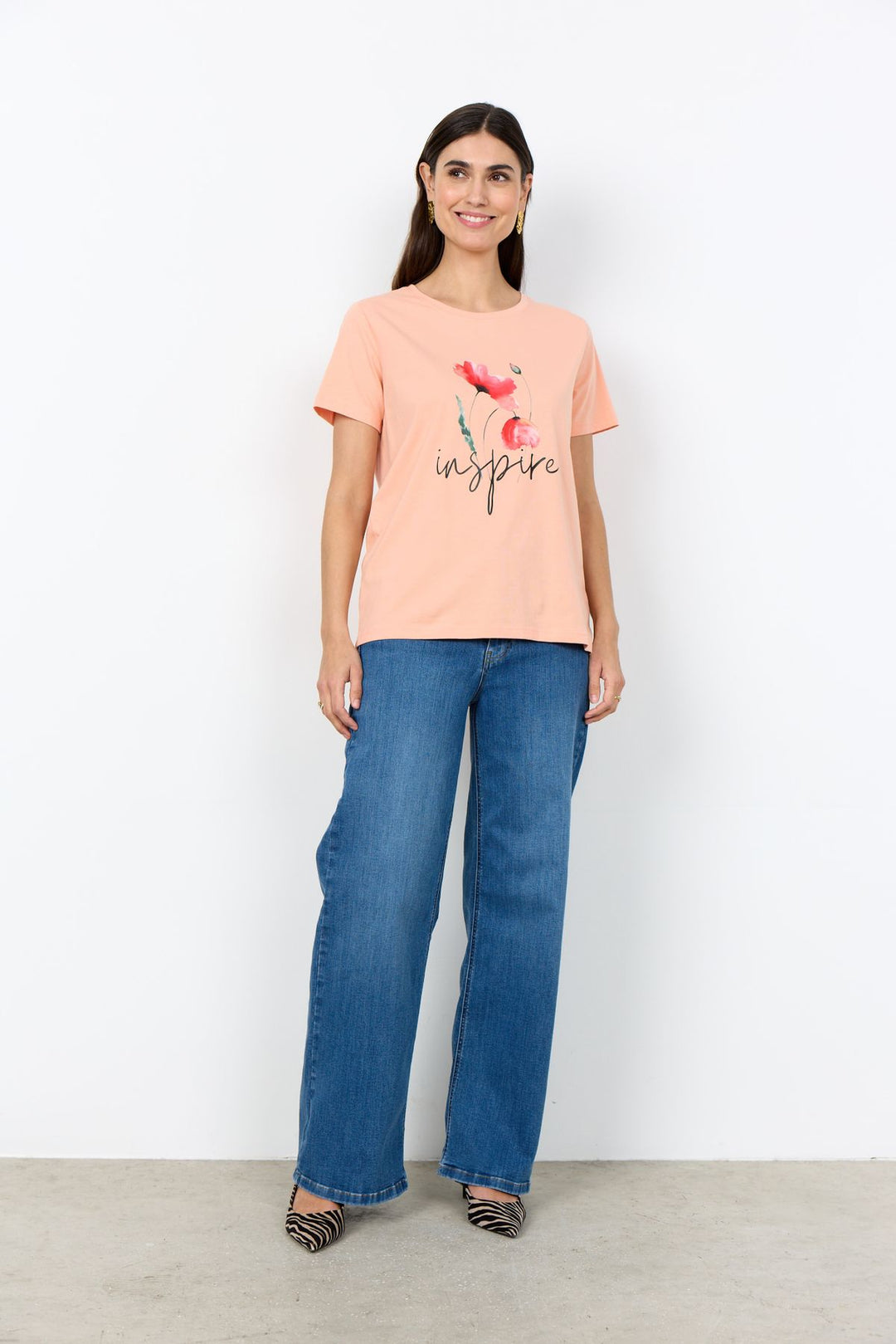 T-Schirt Damen Blumenprint "inspire"