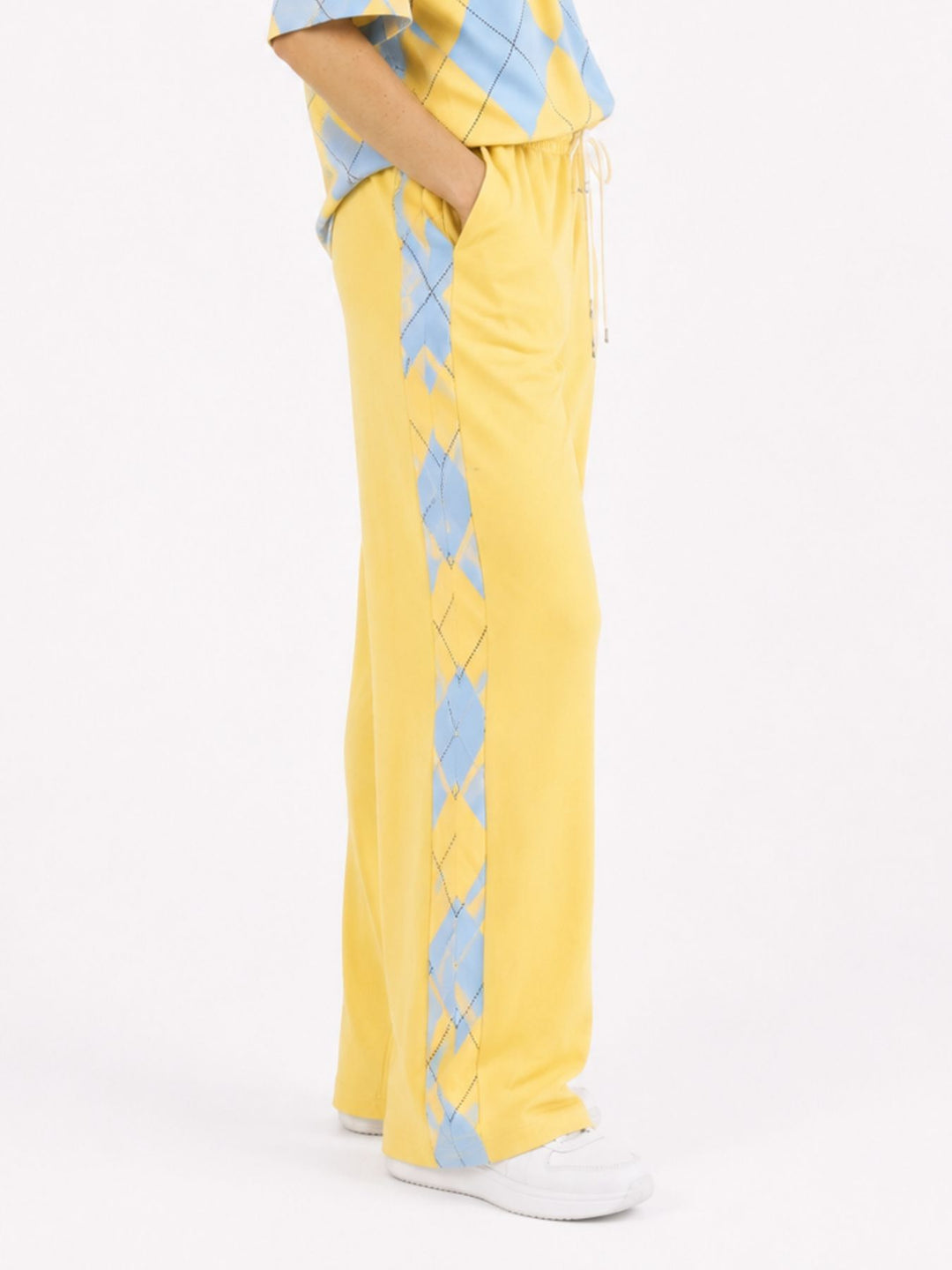 Set Jogginghose + T-Shirt Damen AOP Raute