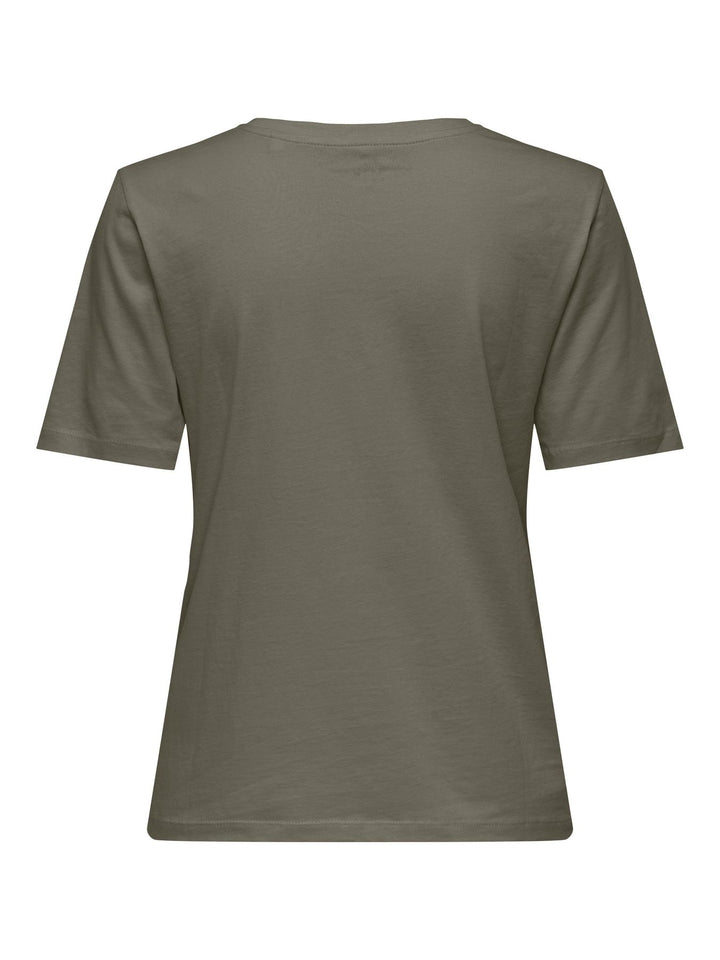 ONLHAPPY S/S O-NECK TEE CS PR JRS Smokey Olive