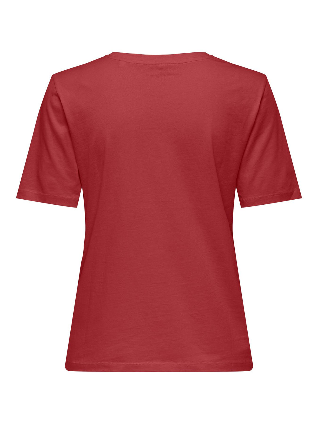 ONLHAPPY S/S O-NECK TEE CS PR JRS Brick Red