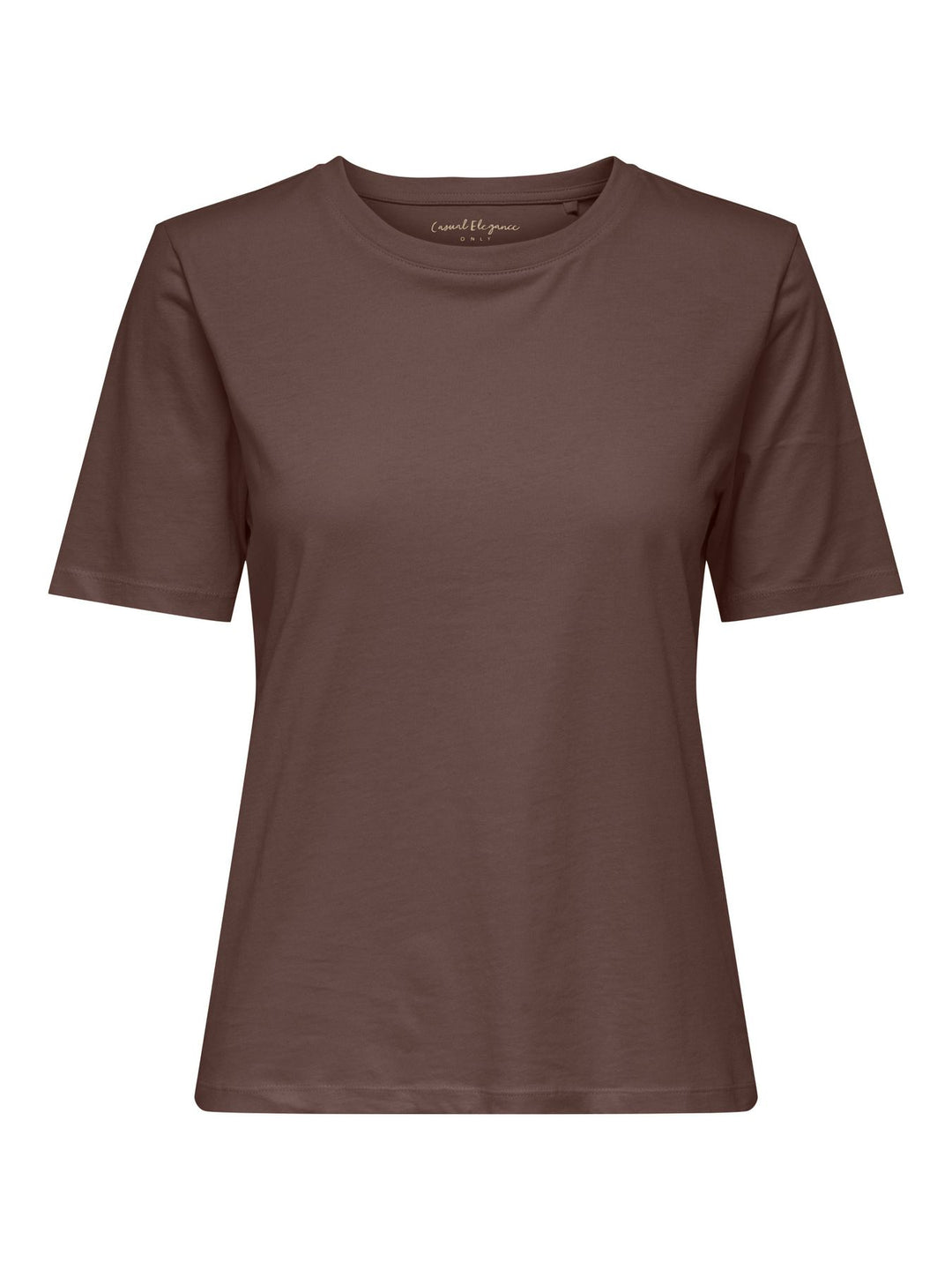 ONLHAPPY S/S O-NECK TEE CS PR JRS Chocolate Martini