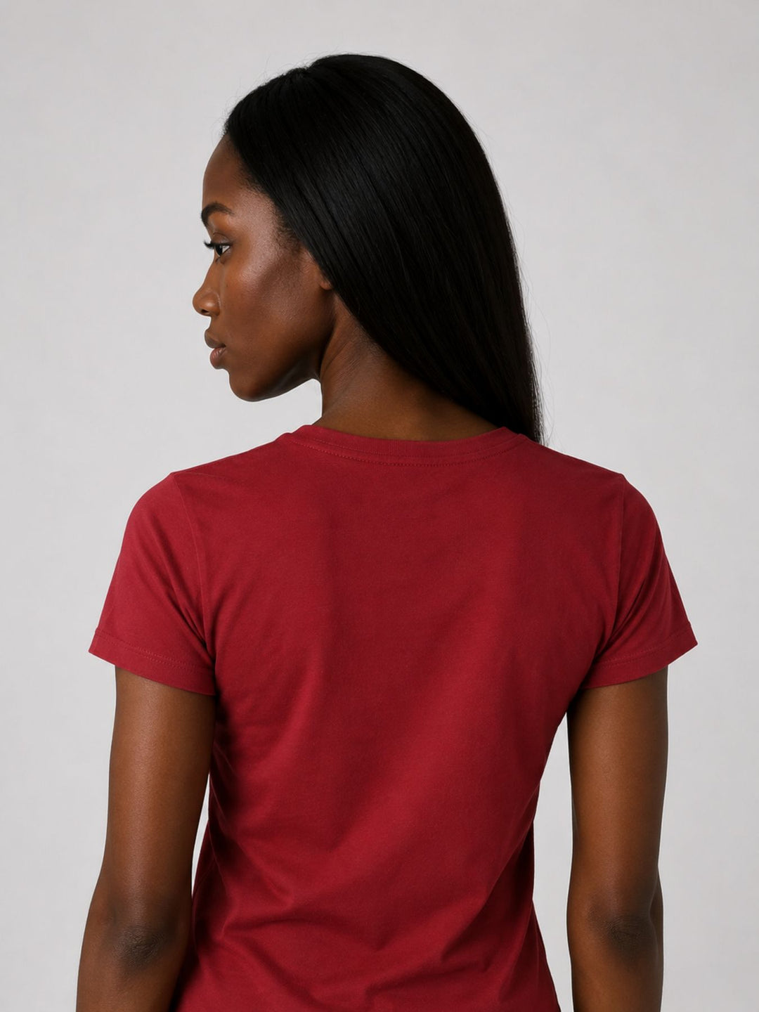ONLHAPPY S/S O-NECK TEE CS PR JRS Brick Red