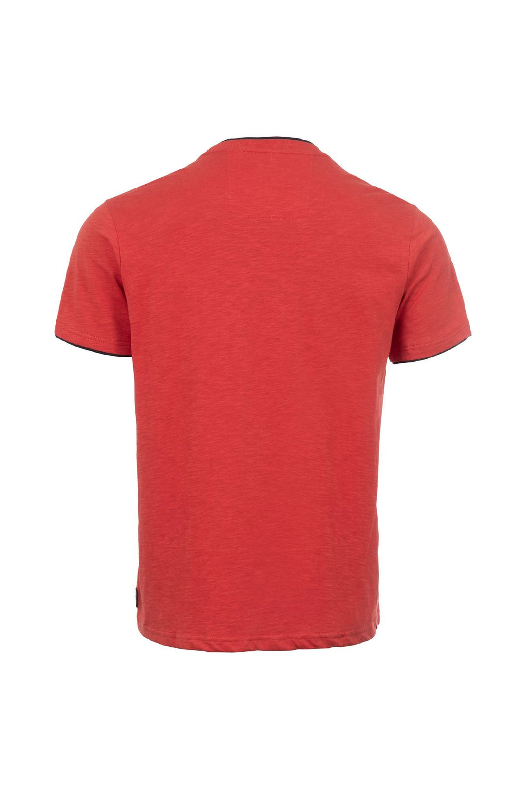 T-Shirt Herren vertikale Teilungsnaht Lettering-Print