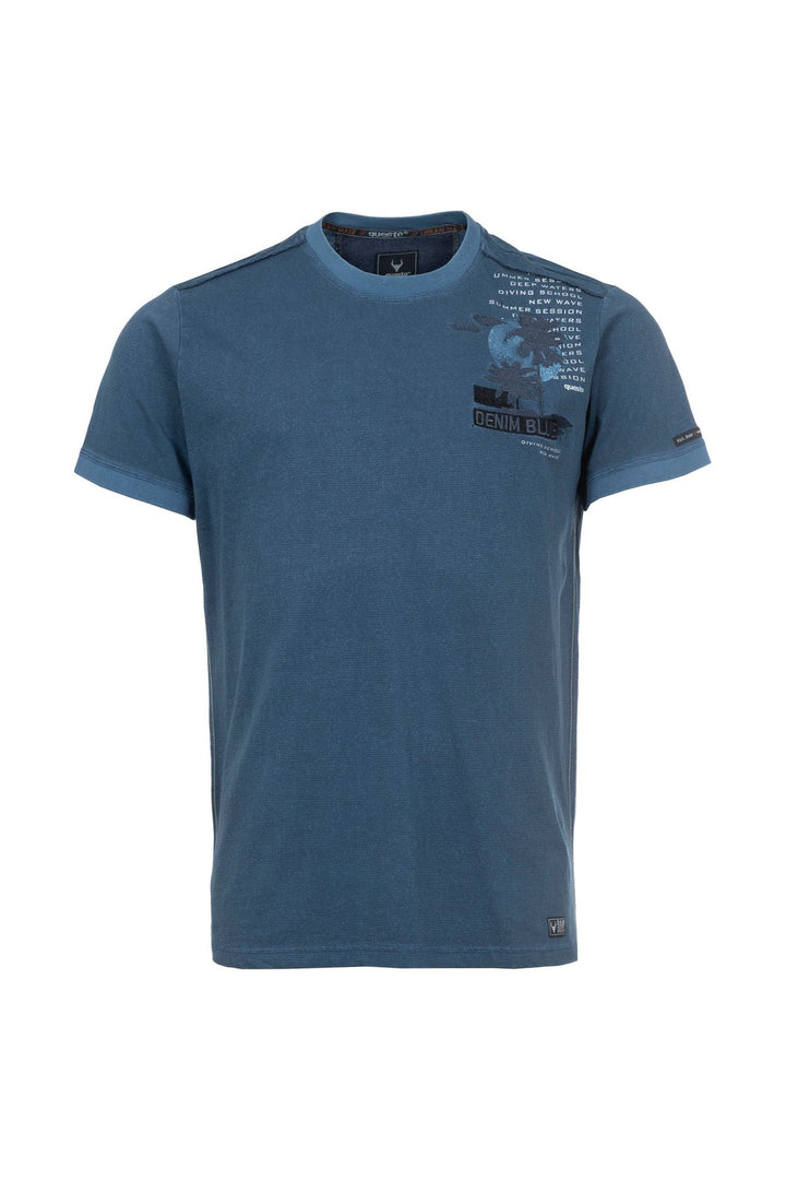 T-Shirt Herren Bruststickerei