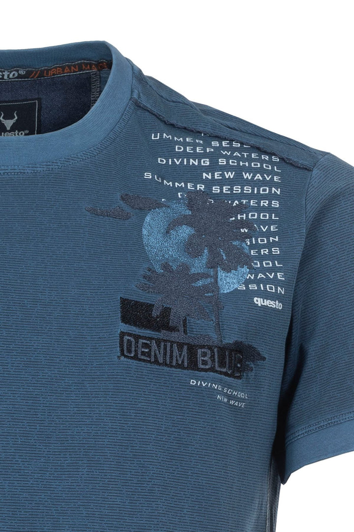 T-Shirt Herren Bruststickerei