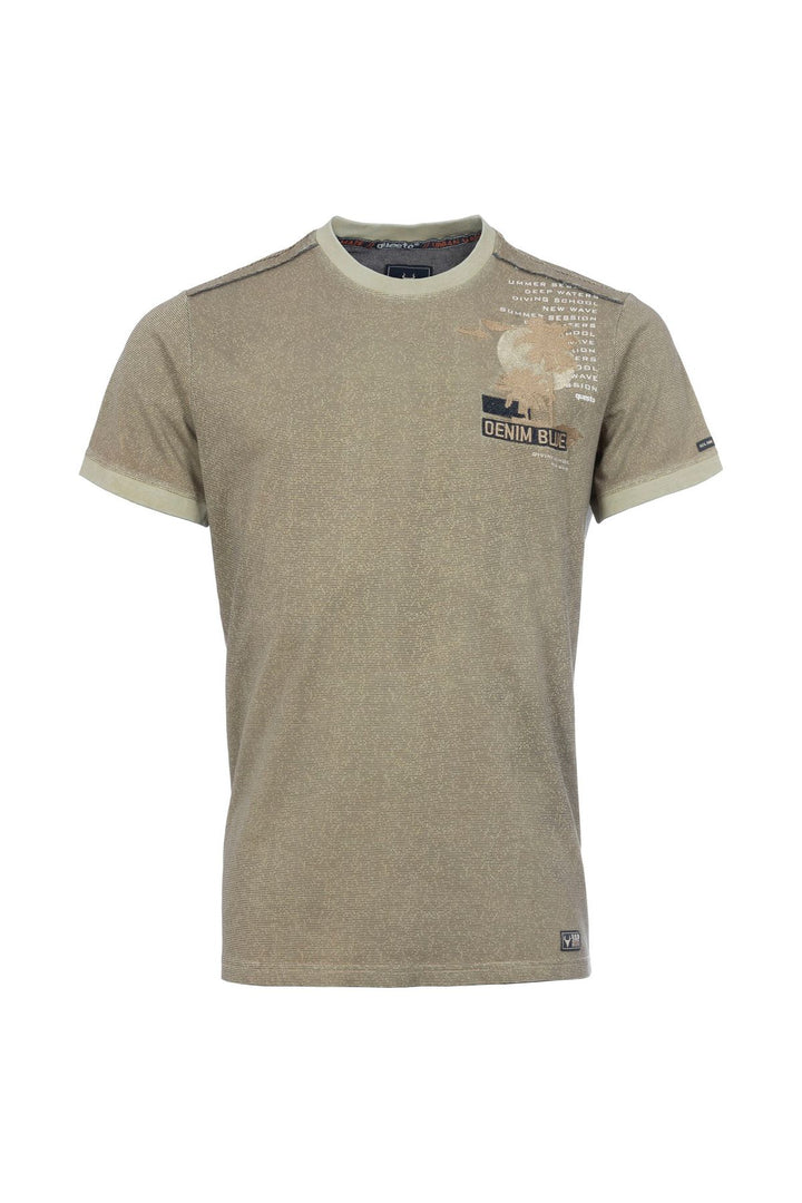 T-Shirt Herren Bruststickerei