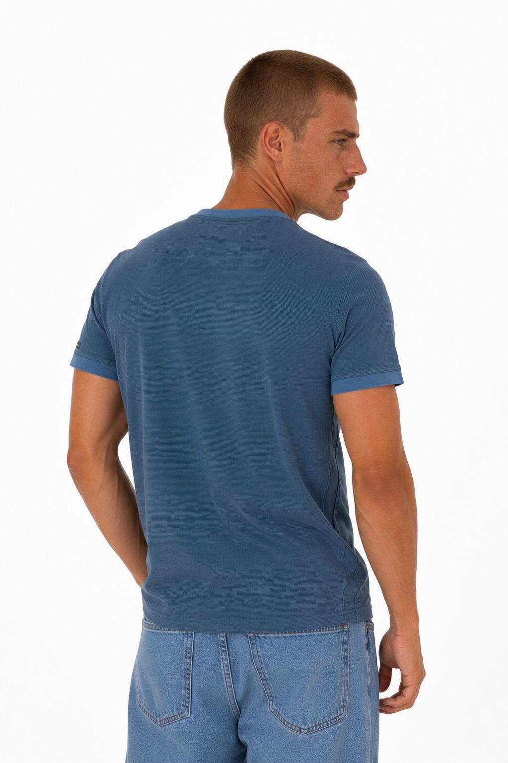 T-Shirt Herren Bruststickerei