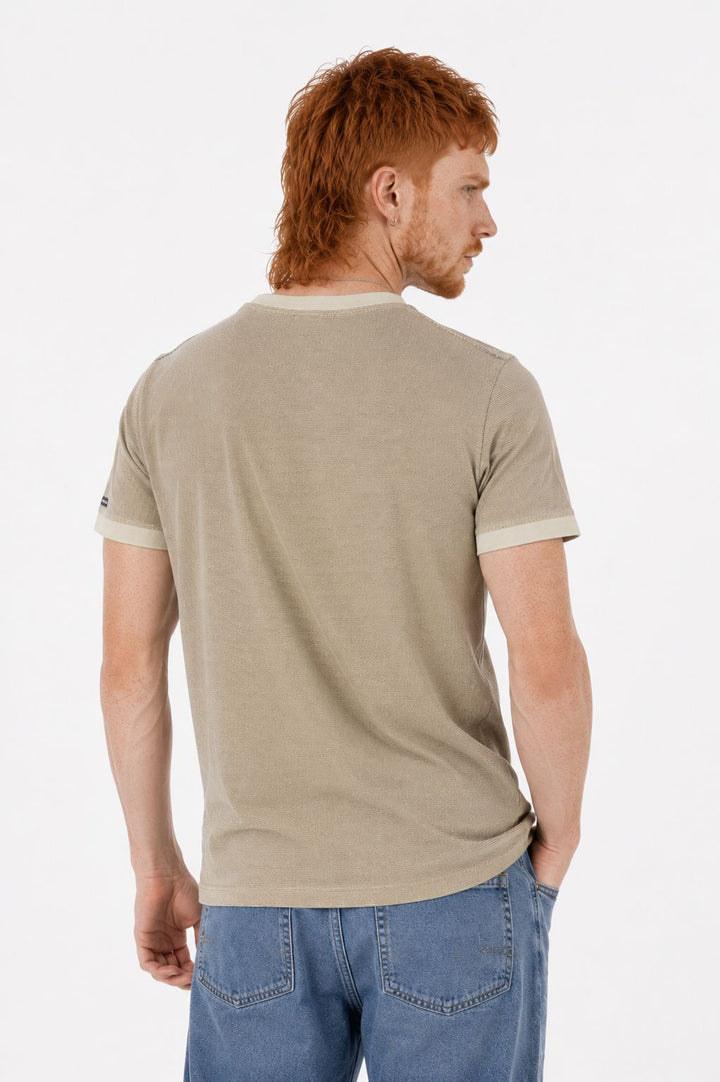 T-Shirt Herren Bruststickerei
