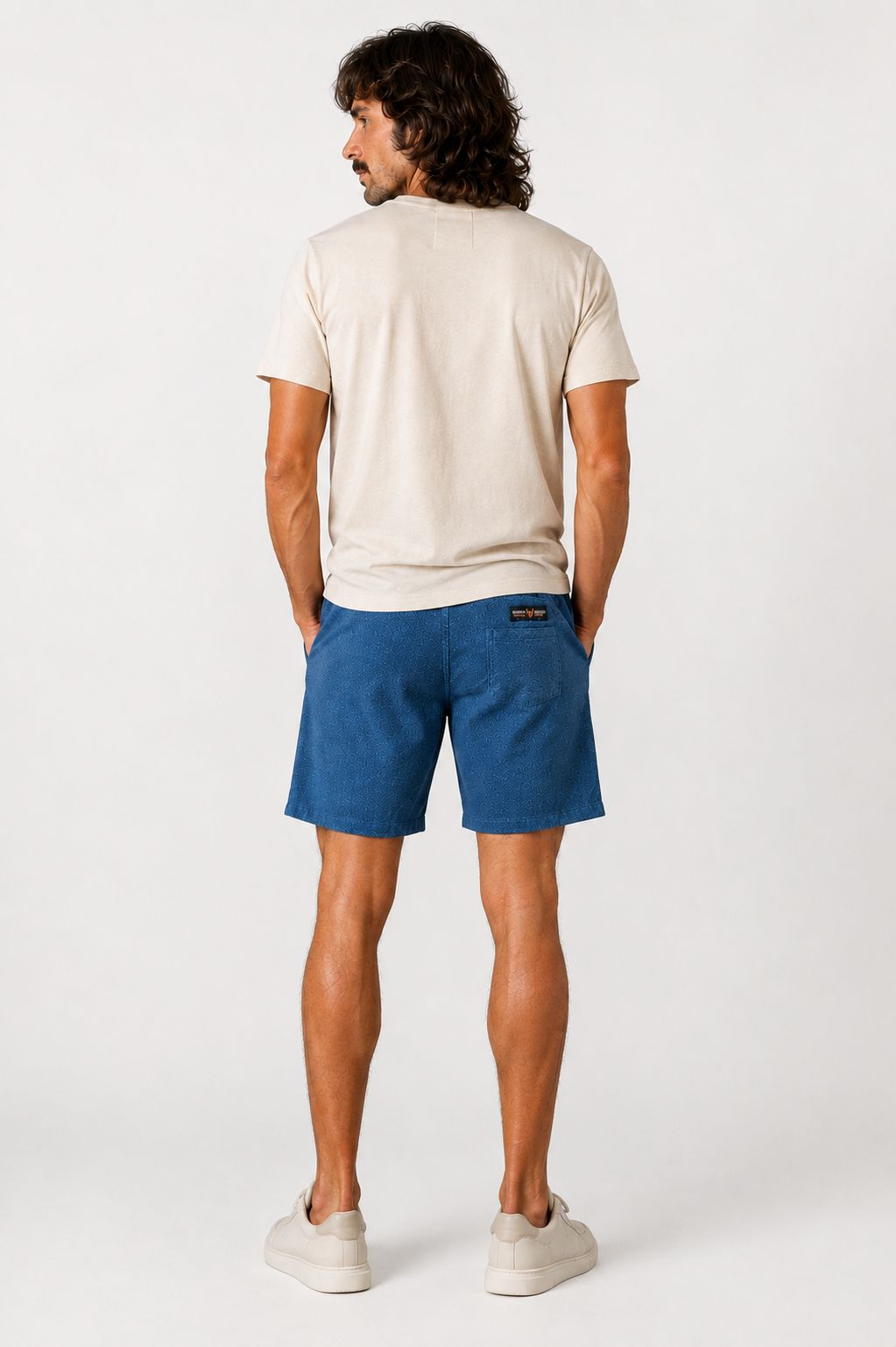 Short Herren abstrackter Druck