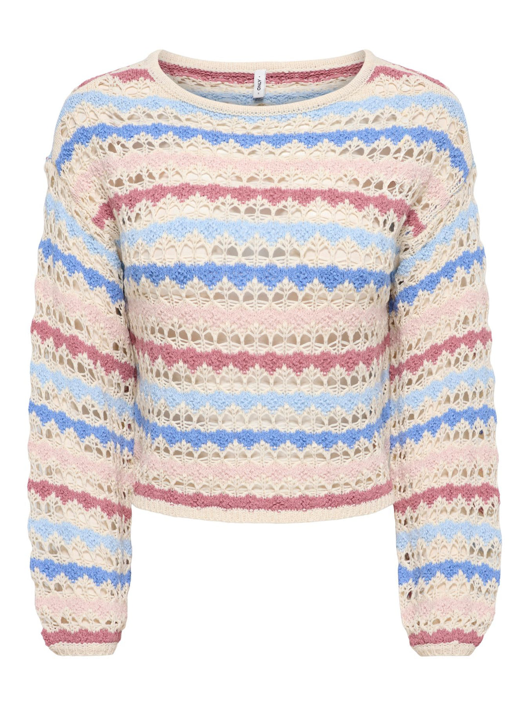 ONLGEENA LS O-NECK PATTERN LOOSE CC Birch/CALIFORNIA