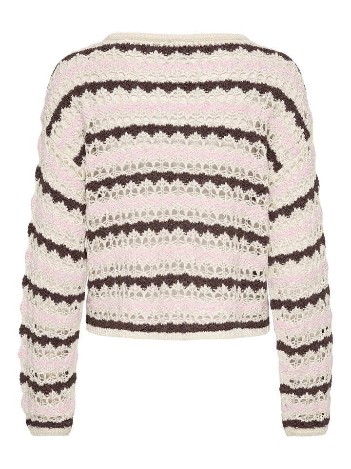 ONLGEENA LS O-NECK PATTERN LOOSE CC Birch/Scarab