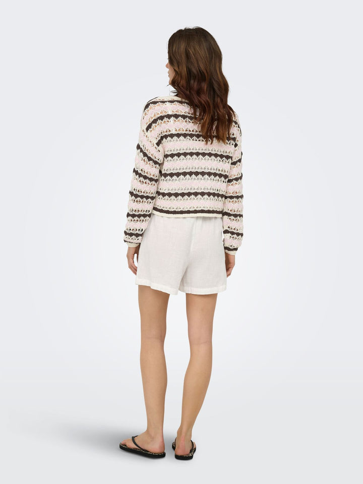 ONLGEENA LS O-NECK PATTERN LOOSE CC Birch/Scarab
