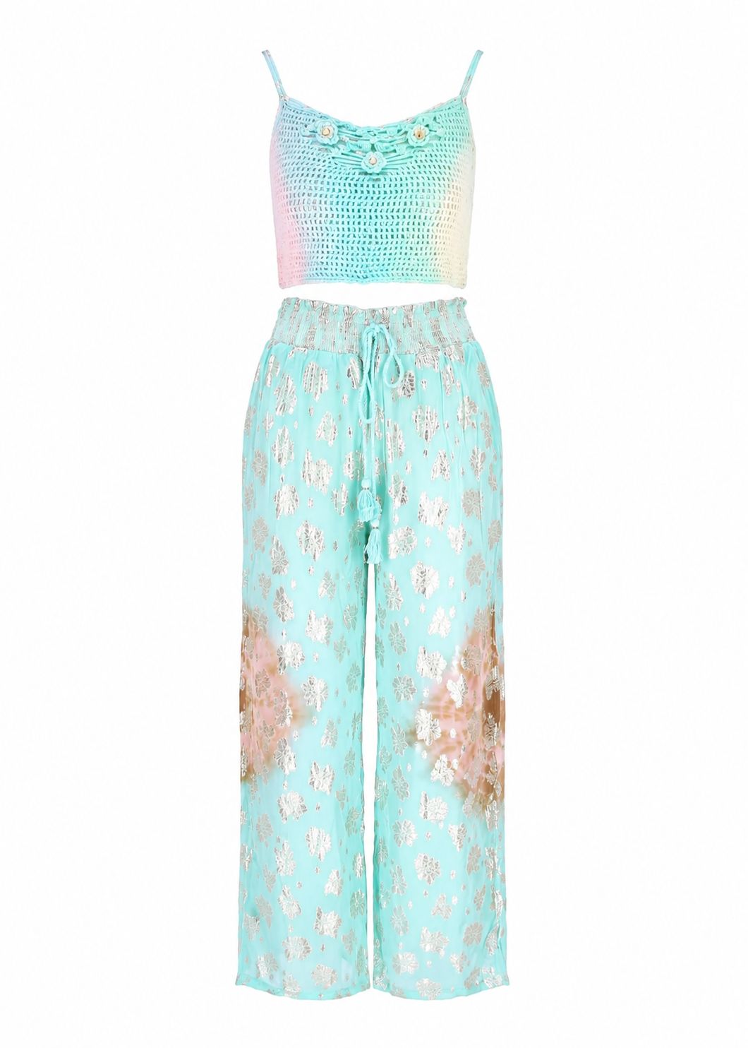Zweiteiler Hose und Bustier