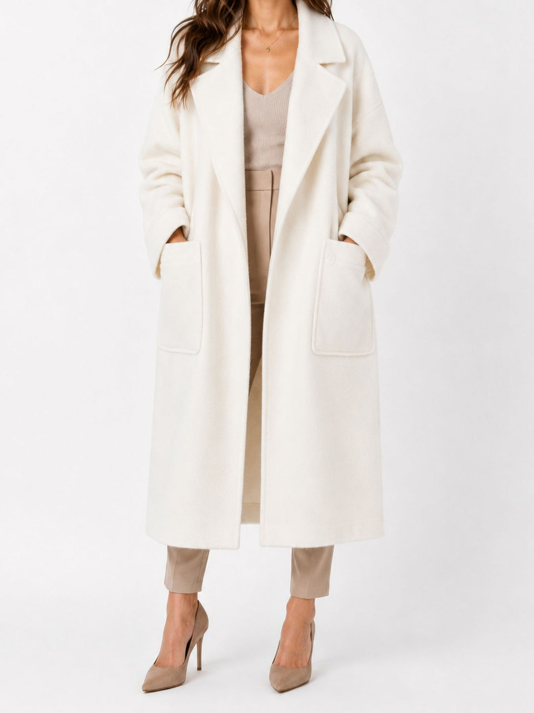 Wollmantel Damen lang
