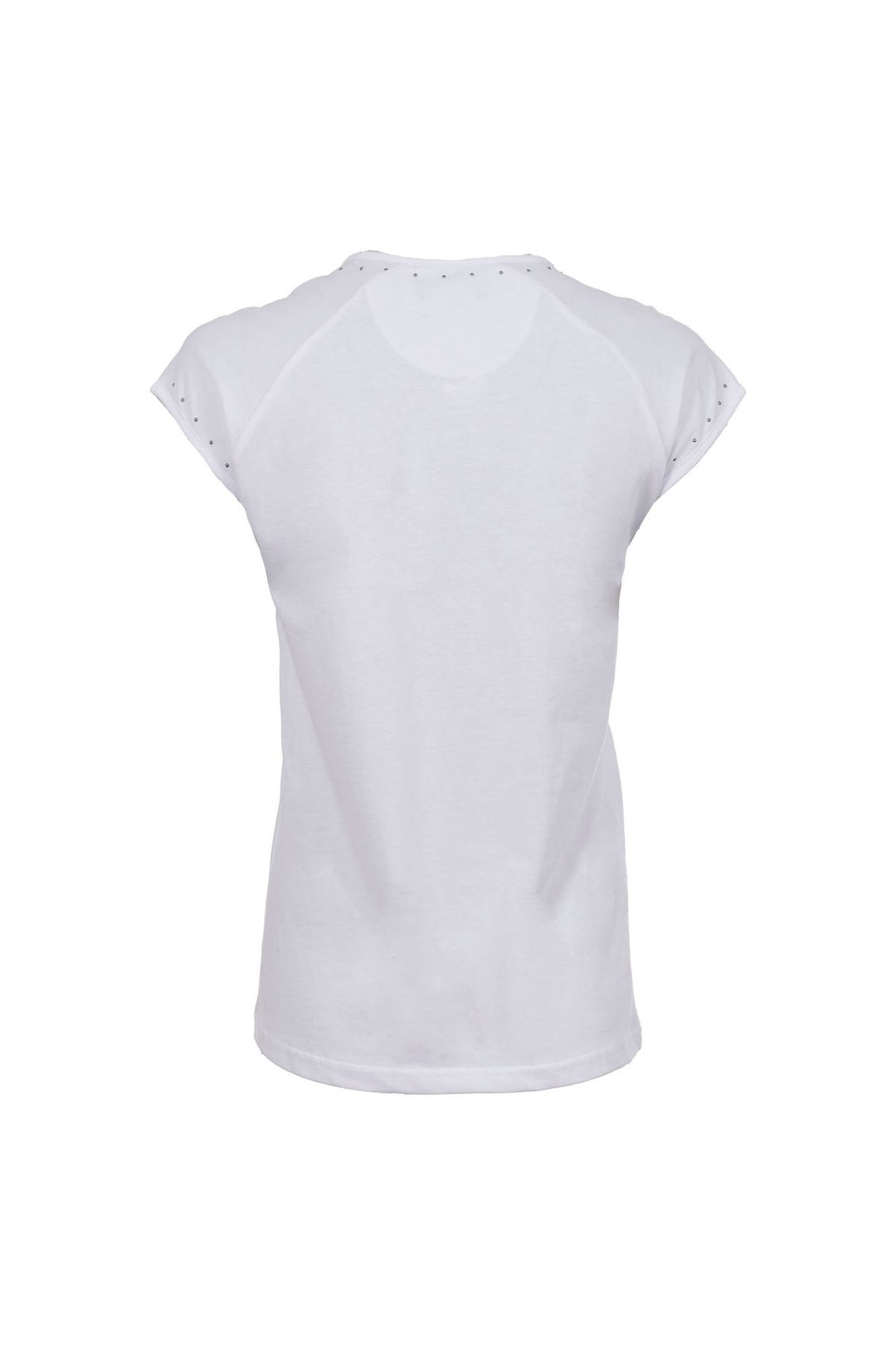 T-Shirt Damen Raglanärmel Stickerei Druck Strass