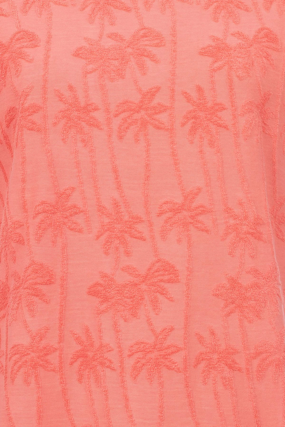 T-Shirt Damen Palmenmuster Strucktur