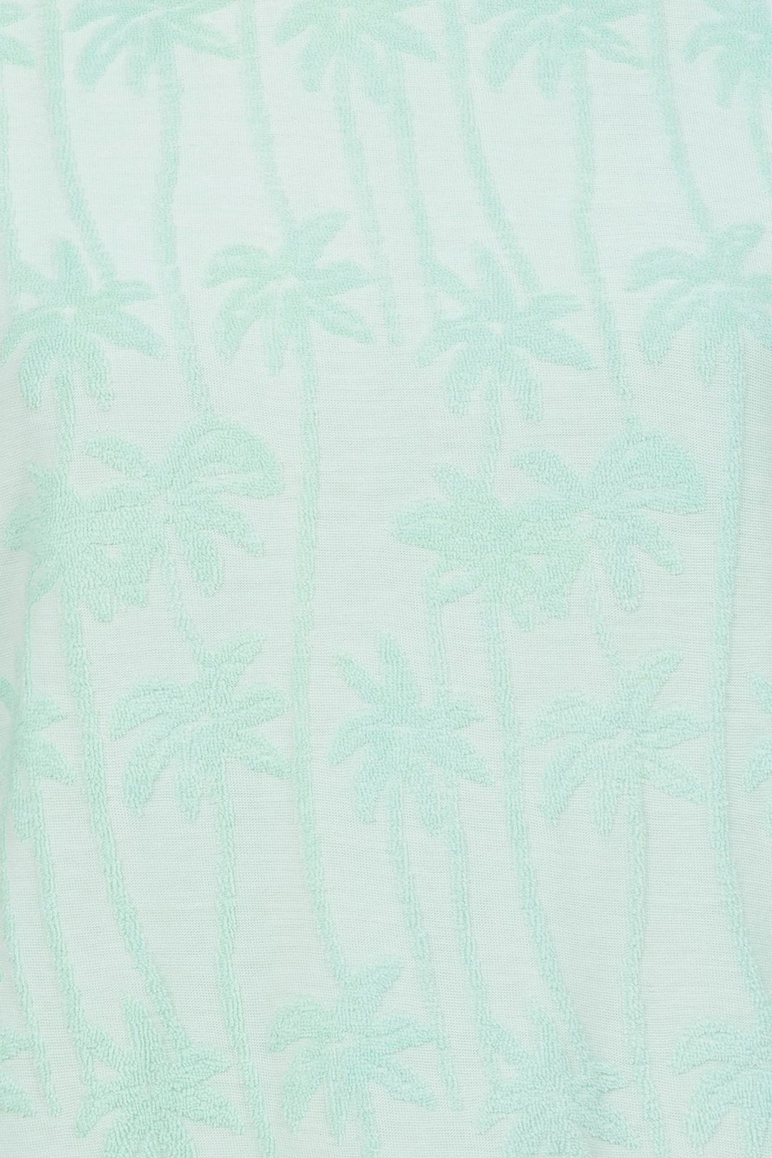 T-Shirt Damen Palmenmuster Strucktur