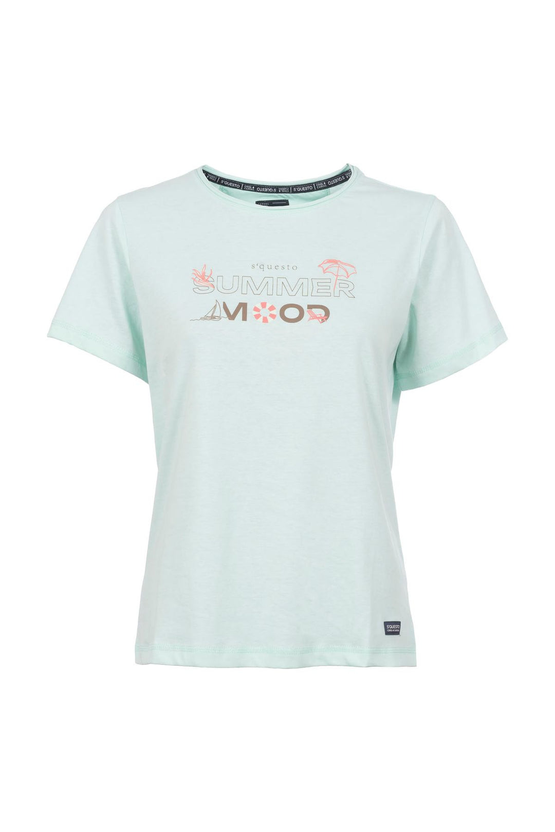 T-Shirt Damen Klassisch "Summer" Print