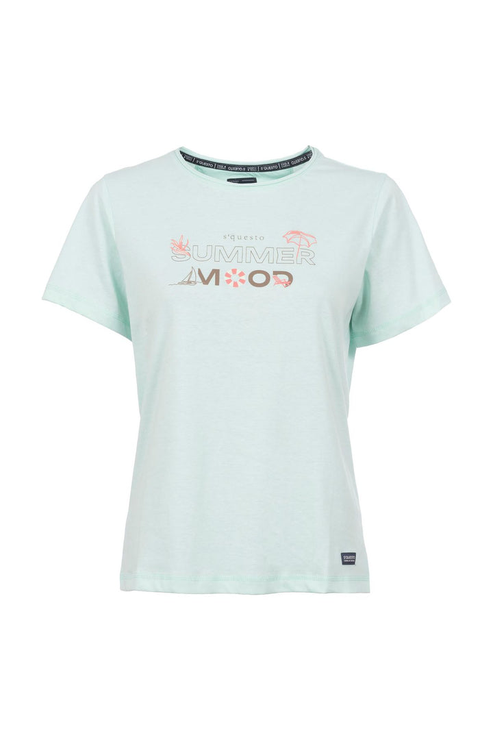 T-Shirt Damen Klassisch "Summer" Print
