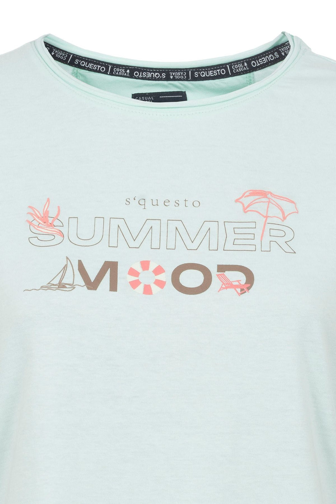 T-Shirt Damen Klassisch "Summer" Print