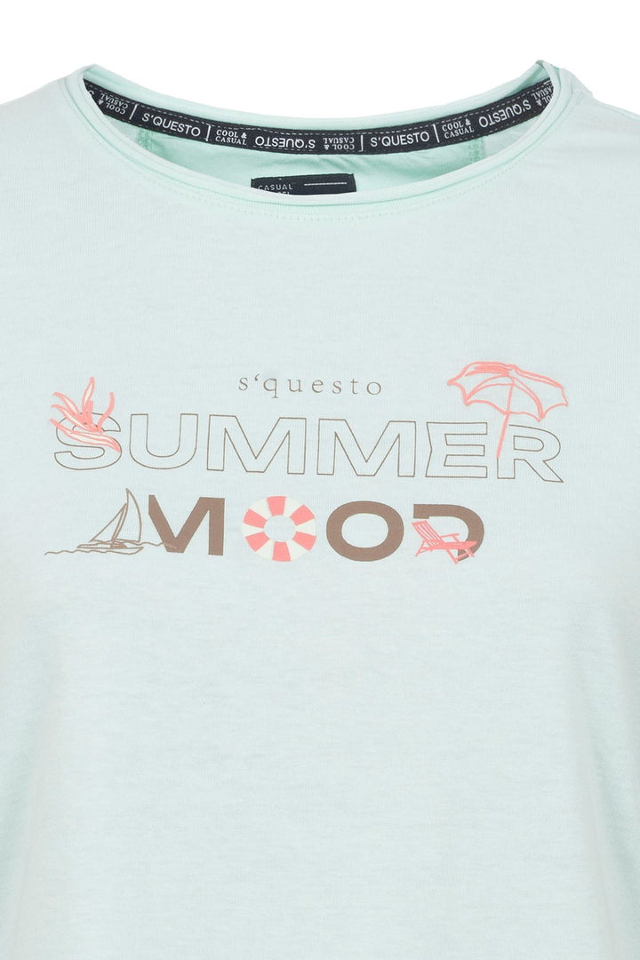 T-Shirt Damen Klassisch "Summer" Print