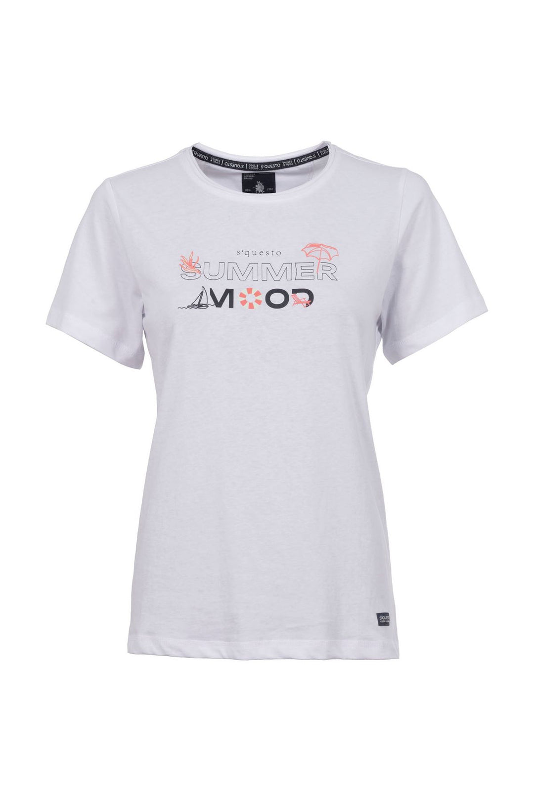 T-Shirt Damen Klassisch "Summer" Print